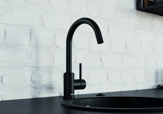 Bateria Kuchenna Blanco Mida Czarny mat - aranżacja