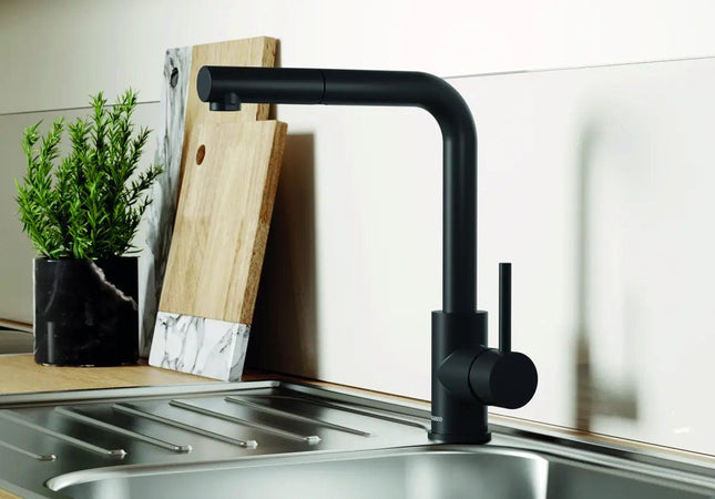 Bateria Kuchenna Blanco Mila-S Czarny mat - aranżacja