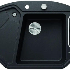 Zlewozmywak Blancodelta Ii Antracyt z korkiem automatycznym