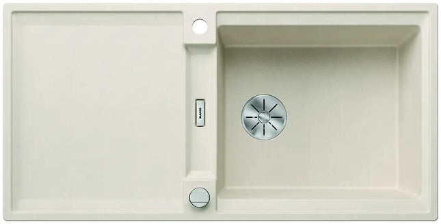 Zlewozmywak Blanco Adira Xl 6 S-F Delikatny biały z korkiem automatycznym