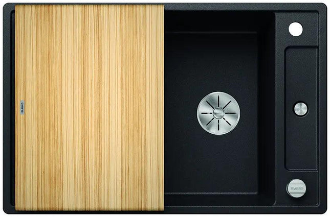 Zlewozmywak Blanco Axia Iii 45 S Antracyt z korkiem automatycznym