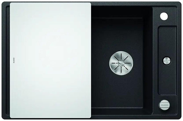 Zlewozmywak Blanco Axia Iii 45 S Antracyt z korkiem automatycznym