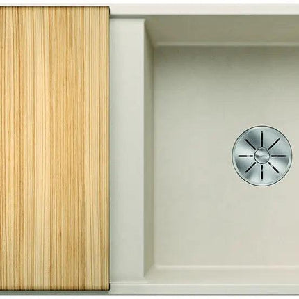 Zlewozmywak Blanco Axia Iii 5 S Delikatny biały z korkiem automatycznym