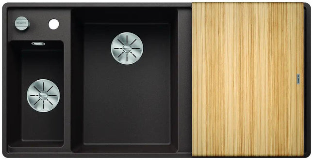 Zlewozmywak Blanco Axia Iii 6 S-F Kawowy z korkiem automatycznym