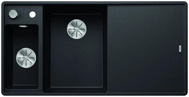 Zlewozmywak Blanco Axia Iii 6 S-F Antracyt z korkiem automatycznym