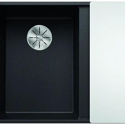 Zlewozmywak Blanco Axia Iii 6 S-F Antracyt z korkiem automatycznym