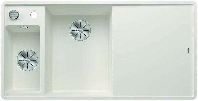 Zlewozmywak Blanco Axia Iii 6 S-F Biały z korkiem automatycznym