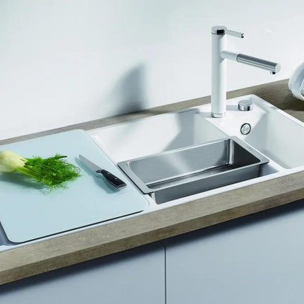 Zlewozmywak Blanco Axia Iii 6 S Tartufo z korkiem automatycznym