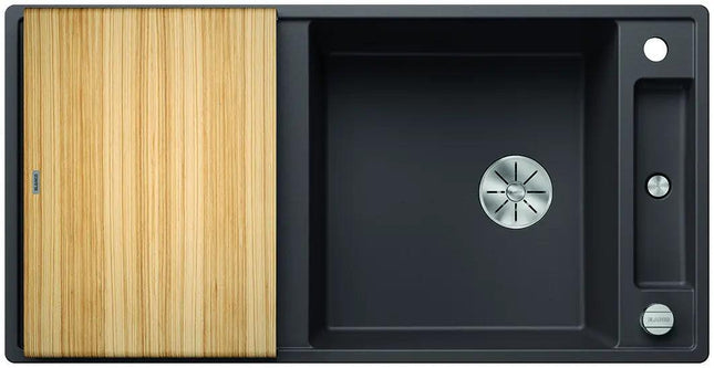 Zlewozmywak Blanco Axia Iii Xl 6 S Szarość skały z korkiem automatycznym