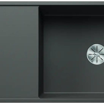 Zlewozmywak Blanco Axia Iii Xl 6 S Wulkaniczny szary z korkiem automatycznym