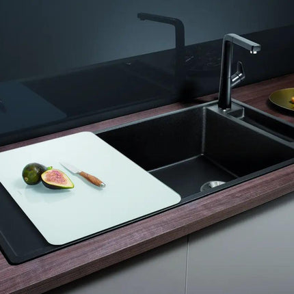 Zlewozmywak Blanco Axia Iii Xl 6 S Wulkaniczny szary z korkiem automatycznym