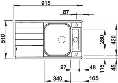 Zlewozmywak BLANCO AXIS III 5 S-IF