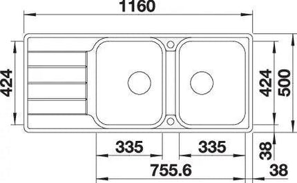 Zlewozmywak BLANCO CLASSIMO 8 S-IF