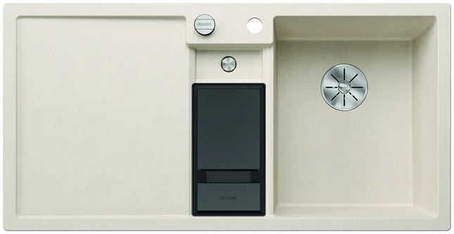 Zlewozmywak Blanco Collectis 6 S Delikatny biały z korkiem automatycznym