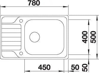 Zlewozmywak Blanco Dinas Xl 6 S Compact z korkiem automatycznym