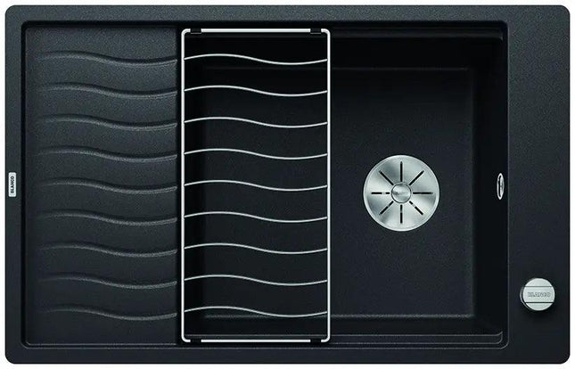 Zlewozmywak Blanco Elon Xl 6 S-F Antracyt z korkiem automatycznym