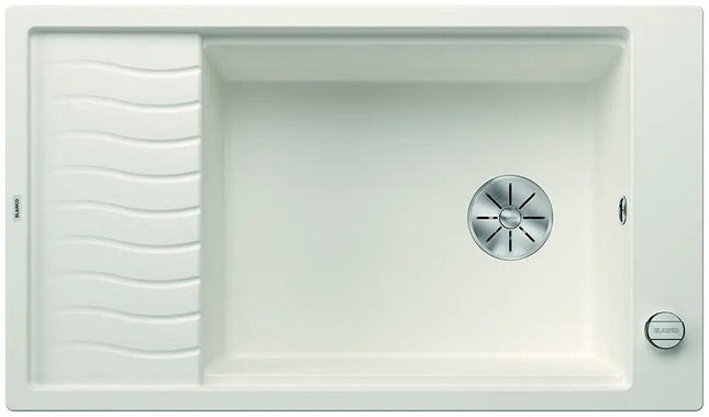 Zlewozmywak Blanco Elon Xl 8 S Biały z korkiem automatycznym