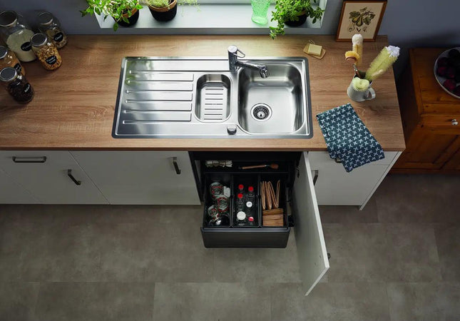 Zlewozmywak Blanco Lantos Ii 6 S-If z korkiem automatycznym