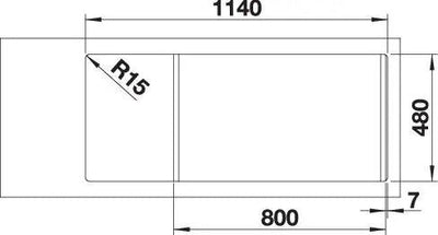 Zlewozmywak Blanco Lemis 8 S-If z korkiem automatycznym