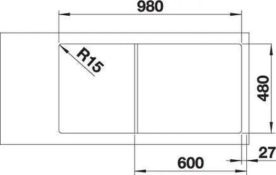 Zlewozmywak Blanco Lemis Xl 6 S-If