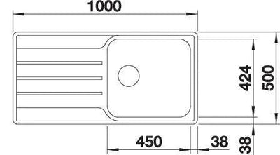 Zlewozmywak Blanco Lemis Xl 6 S-If