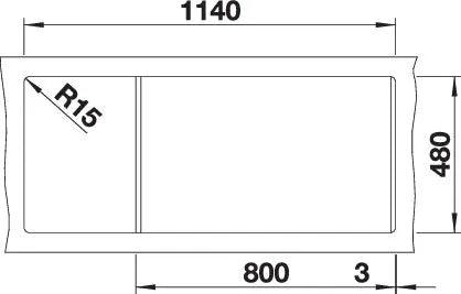Zlewozmywak Blanco Naya 8 S Tartufo