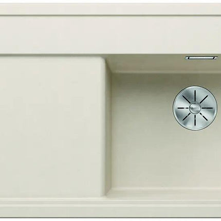 Zlewozmywak Blanco Zenar Xl 6 S Delikatny biały z korkiem automatycznym