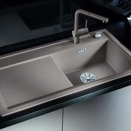 Zlewozmywak Blanco Zenar Xl 6 S Delikatny biały z korkiem automatycznym