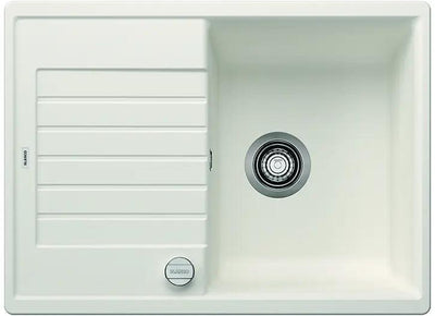Zlewozmywak Blanco Zia 45 S Compact Biały z korkiem automatycznym