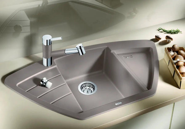 Zlewozmywak Blanco Zia 9 E Wulkaniczny szary
