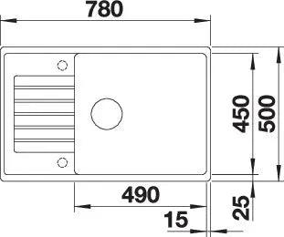 Zlewozmywak Blanco Zia Xl 6 S Compact Delikatny biały