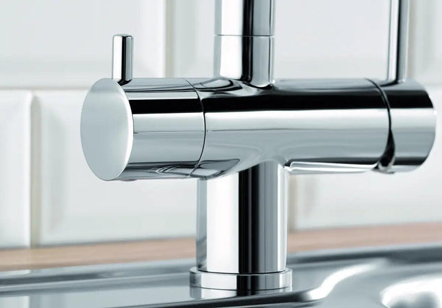 Bateria Kuchenna Systemowa Blanco Fontas Ii Filter Chrom - aranżacja