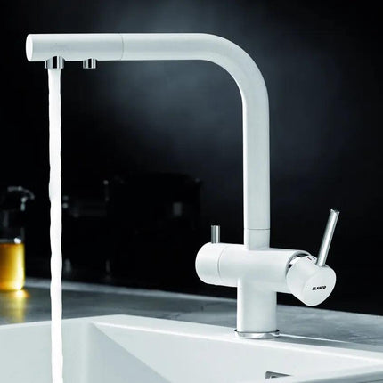 Bateria Kuchenna Systemowa Blanco Fontas Ii Filter Wulkaniczny szary - aranżacja