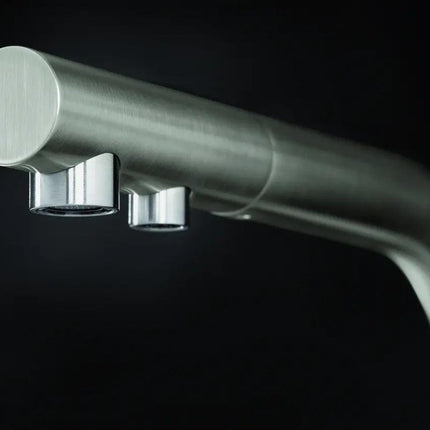 Bateria Kuchenna Systemowa Blanco Fontas Ii Filter Satin dark steel - aranżacja